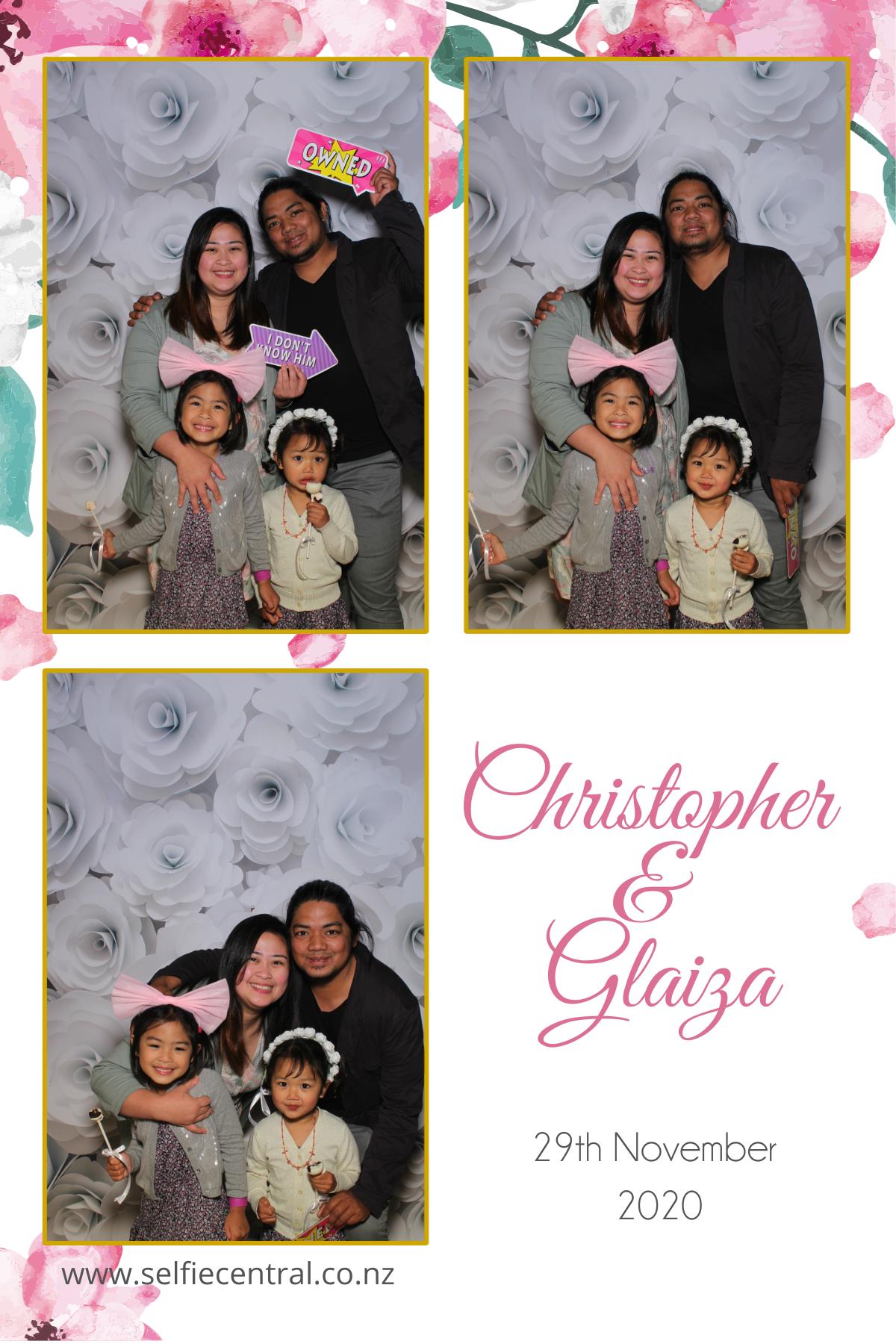 Christopher and Glaiza's Wedding | View more photos from the event at gallery.photobooth.co.nz/u/SelfieCentral/Christopher-and-Glaizas-Wedding